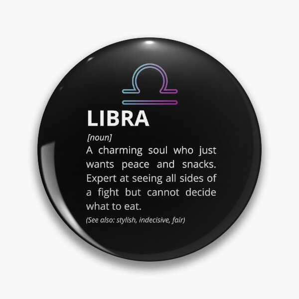 Item preview, Libra Definition - Funny Zodiac Dictionary Gift designed and sold by Freddie's Design Studio.