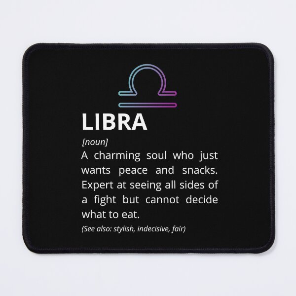 Item preview, Libra Definition - Funny Zodiac Dictionary Gift designed and sold by Freddie's Design Studio.