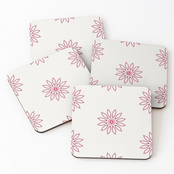 Item preview, burgundy floral repeating pattern  designed and sold by VitSArt.