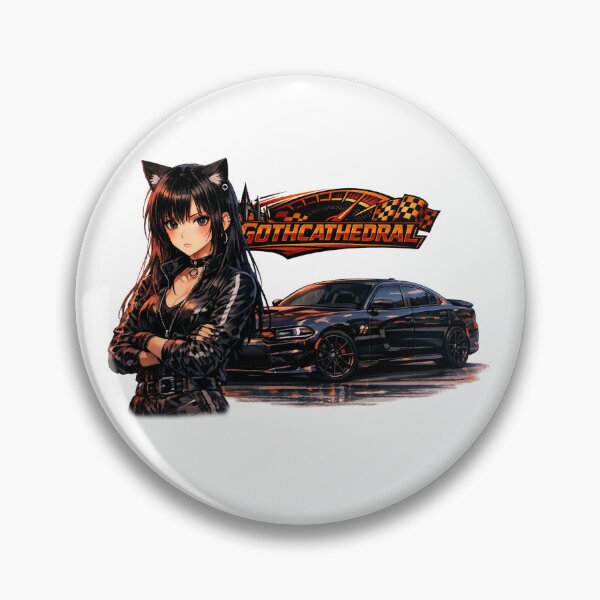 Item preview, Catgirl Anime Circuit Collection Dodge Challenger SRT Hellcat designed and sold by GothCatHedral.