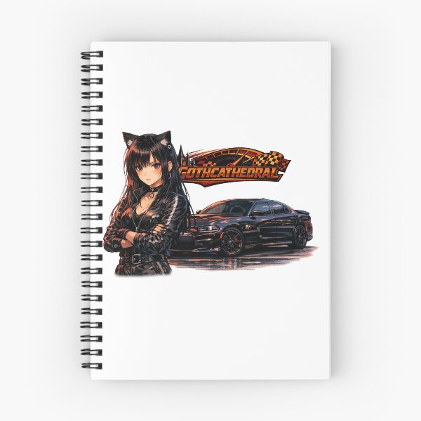 Item preview, Catgirl Anime Circuit Collection Dodge Challenger SRT Hellcat designed and sold by GothCatHedral.