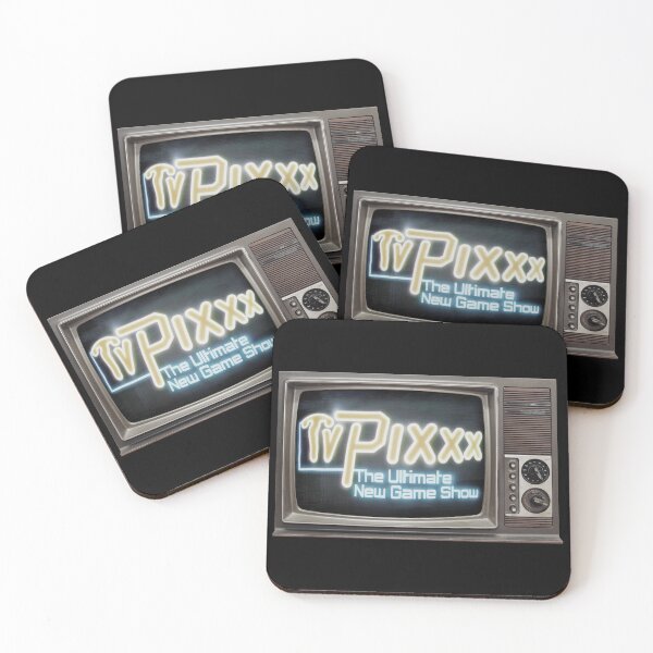 Item preview, TV Pixxx Logo – Retro Game Show Logo Design designed and sold by Stores-B-Us.