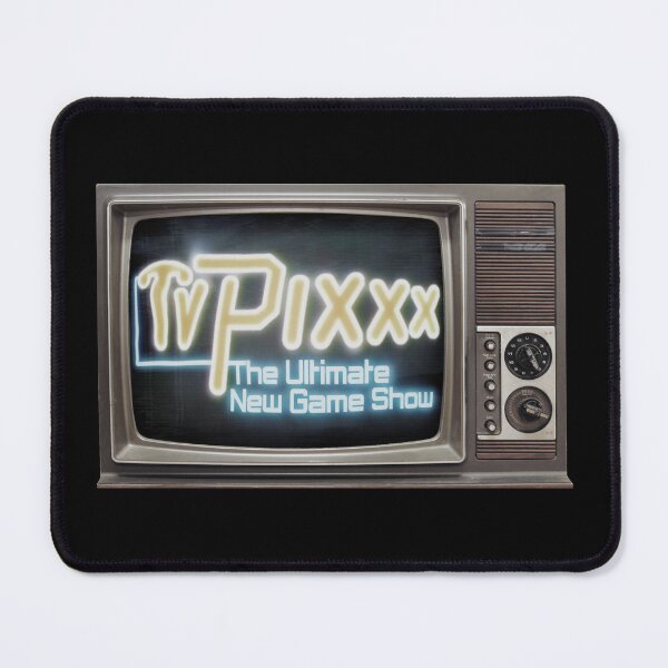 Item preview, TV Pixxx Logo – Retro Game Show Logo Design designed and sold by Stores-B-Us.