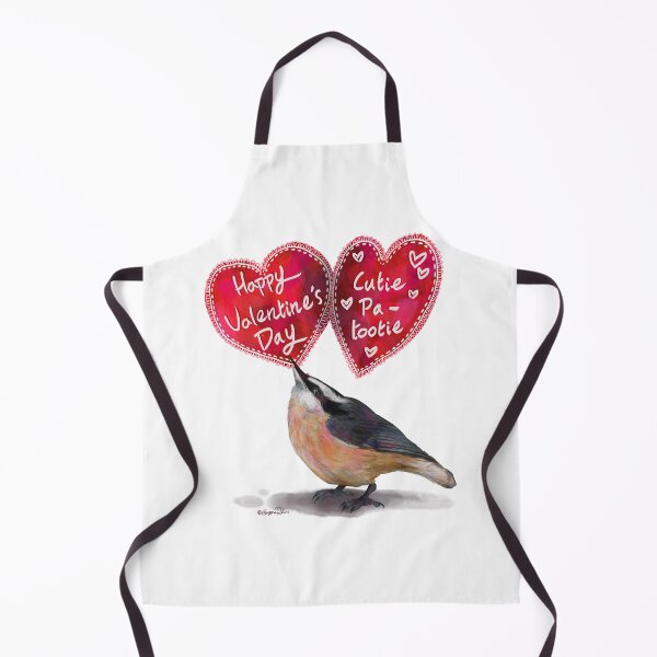Item preview, Cutie Patootie Nuthatch Valentine designed and sold by Gwynnerohrs.