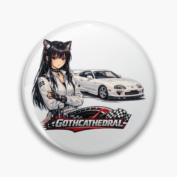 Item preview, Catgirl Anime Circuit Collection Toyota Supra designed and sold by GothCatHedral.