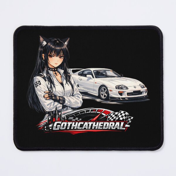 Item preview, Catgirl Anime Circuit Collection Toyota Supra designed and sold by GothCatHedral.