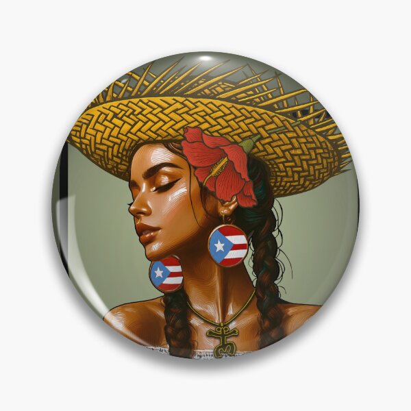 Item preview, La Jíbaraza – Vibrant Puerto Rican Jíbara Illustration designed and sold by SoLunAgua ..