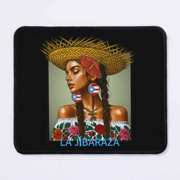 Item preview, La Jíbaraza – Vibrant Puerto Rican Jíbara Illustration designed and sold by SoLunAgua ..