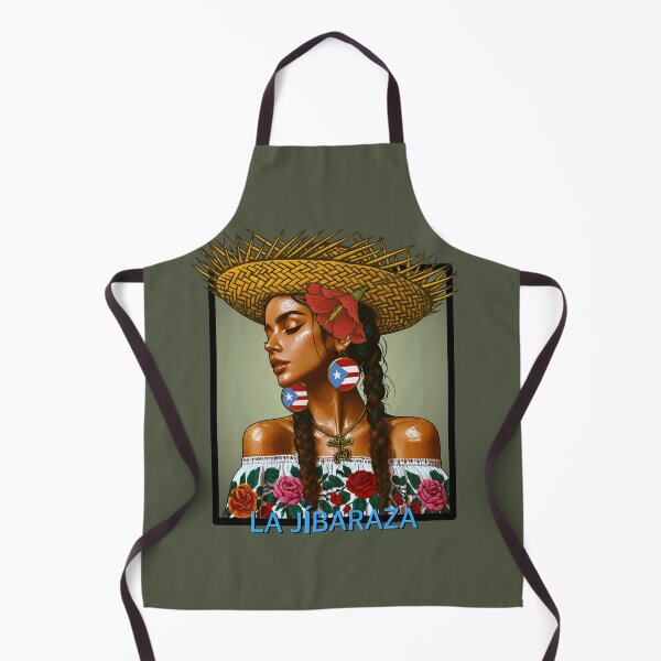 Item preview, La Jíbaraza – Vibrant Puerto Rican Jíbara Illustration designed and sold by SoLunAgua ..
