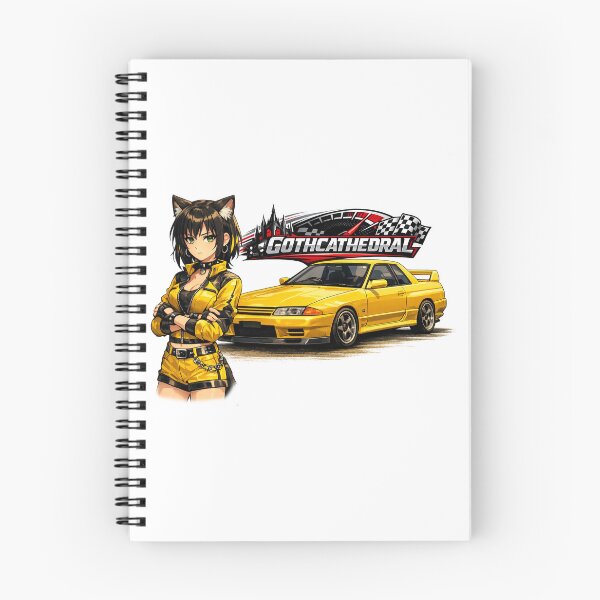 Item preview, Catgirl Anime Circuit Collection Nissan Skyline R32 designed and sold by GothCatHedral.