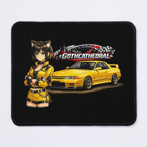 Item preview, Catgirl Anime Circuit Collection Nissan Skyline R32 designed and sold by GothCatHedral.