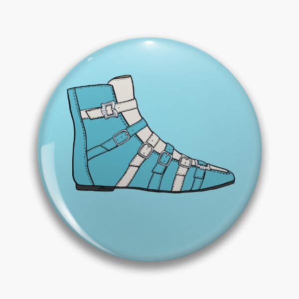 Item preview, Fluevog Alina Boot Turquoise designed and sold by anne m bray.