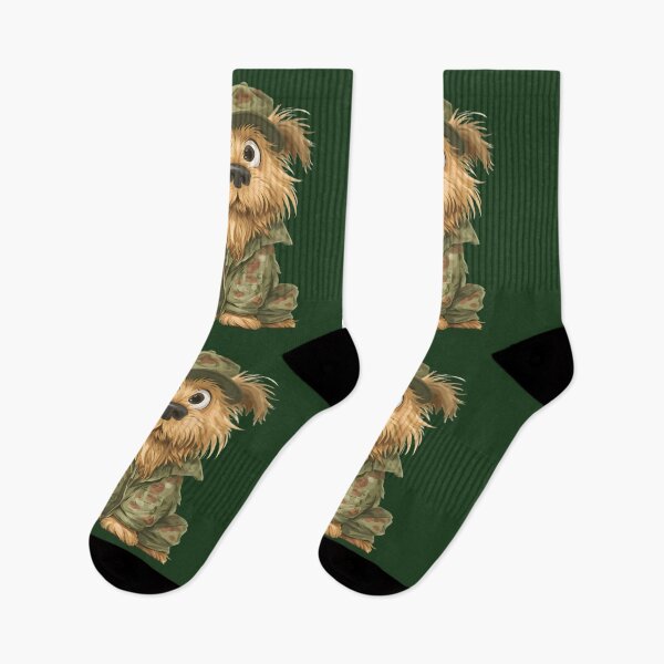 Item preview, Funny Military Dog Cartoon designed and sold by Retro Whimsy.