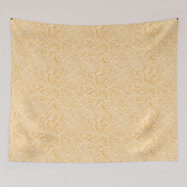 Item preview, Twiggy print (ochre) designed and sold by FruiteggStudio.