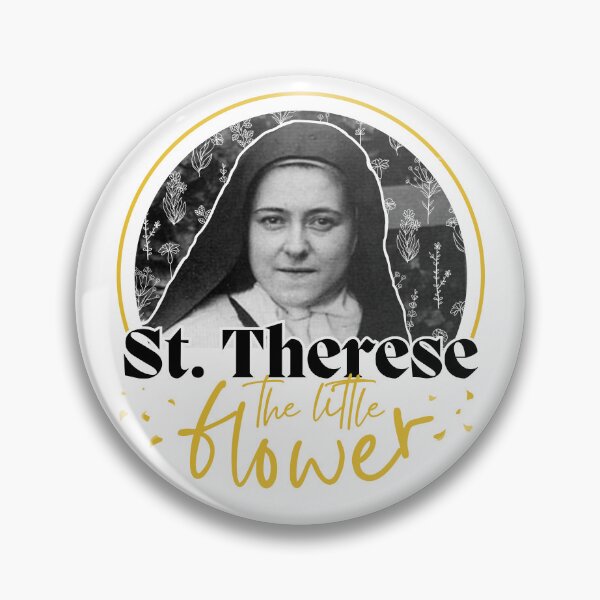 Item preview, St. Therese The Little Flower "Petals" designed and sold by Sass of the Saints.
