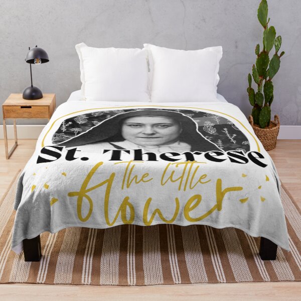 Item preview, St. Therese The Little Flower "Petals" designed and sold by Sass of the Saints.
