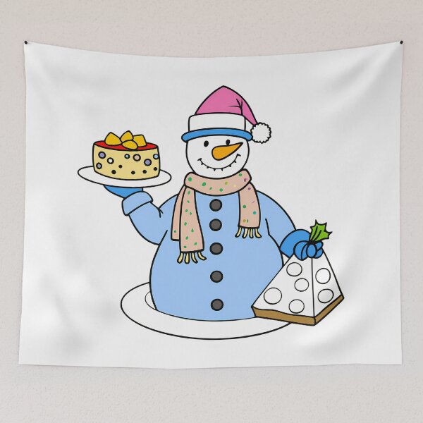 Item preview, Food Winter Celebrations Holiday Festive Snowman Fun Christmas designed and sold by ART ATTACK ZONE.