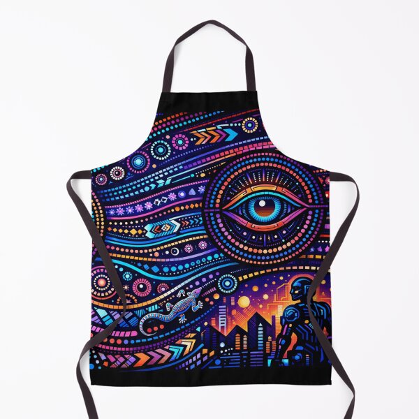 Item preview, Aboriginal Dot Art Inspired Pattern – Tribal Indigenous Style, Spiritual Geometric Design, Ethnic Boho Artwork designed and sold by Tw1nsAIArt.