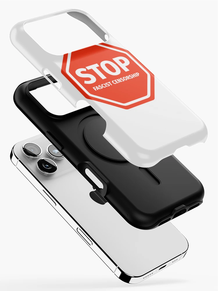 Thumbnail 2 of 4, iPhone Case, Stop fascist censorship designed and sold by Rachel the Artist .