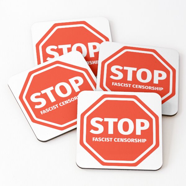 Item preview, Stop fascist censorship  designed and sold by Rachel the Artist .