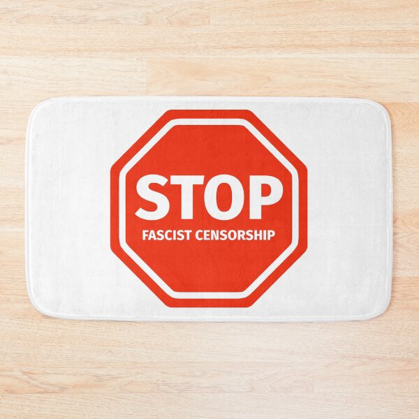 Item preview, Stop fascist censorship  designed and sold by Rachel the Artist .