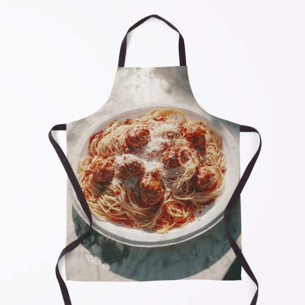 Item preview, Spaghetti and Meatballs with Parmesan in Soft Natural Light designed and sold by Shannon Hilson.