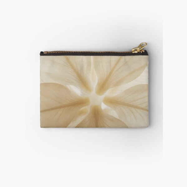 Item preview, Organic Leaf Vein Pattern with Sheer Flower Petals Close-Up designed and sold by EmeraldeaArt.