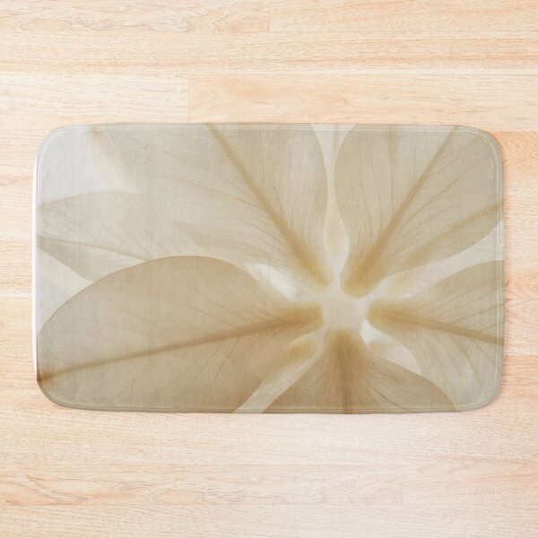 Item preview, Organic Leaf Vein Pattern with Sheer Flower Petals Close-Up designed and sold by EmeraldeaArt.