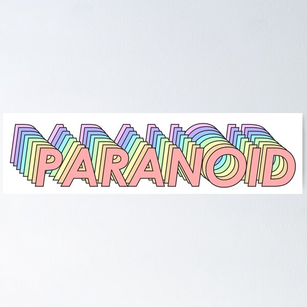 Artikelvorschau, PARANOID entworfen und verkauft von oddwonders.