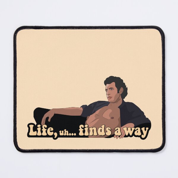 Item preview, Sexy Jeff Goldblum | Life ...uh... finds a way | Jurassic quote designed and sold by MamSelle.