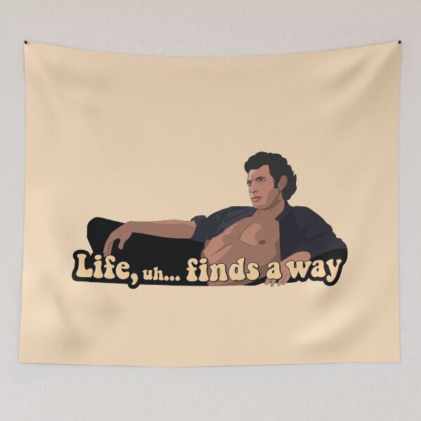 Item preview, Sexy Jeff Goldblum | Life ...uh... finds a way | Jurassic quote  designed and sold by MamSelle.