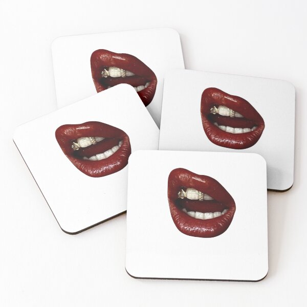 Item preview, Bold Red Lips Illustration designed and sold by Pelikanu12.