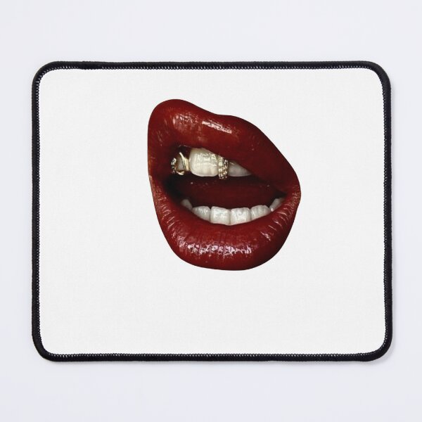 Item preview, Bold Red Lips Illustration designed and sold by Pelikanu12.
