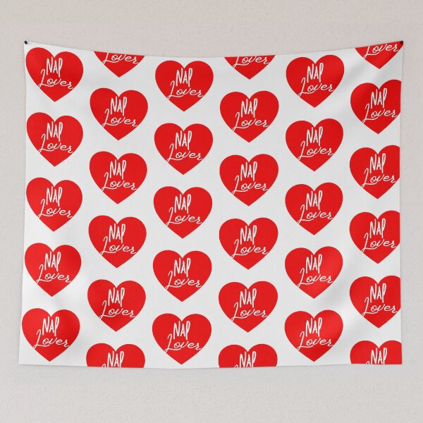 Item preview, Nap Lover Heart Design – Cute Romantic Valentine Typography designed and sold by TheStephanieRome.