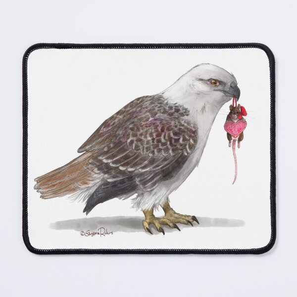 Item preview, Hawk and Mouse Valentine designed and sold by Gwynnerohrs.