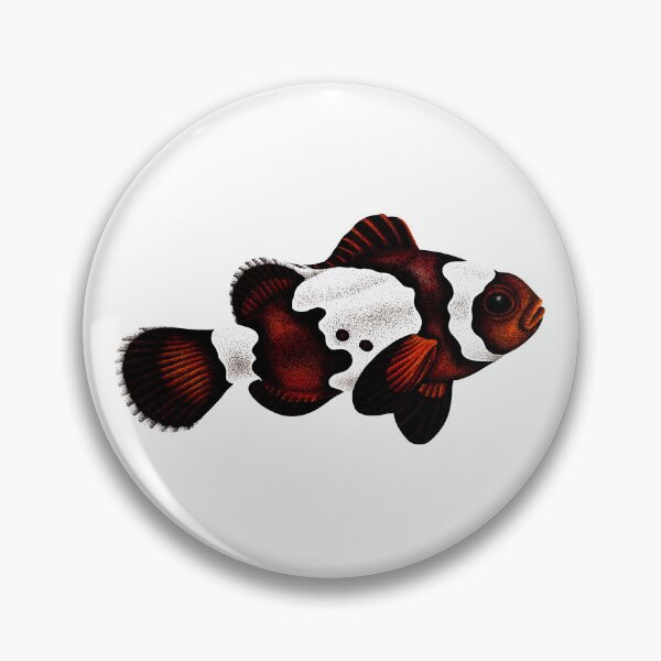 Item preview, Black ice clownfish illustration designed and sold by LorenDowding.
