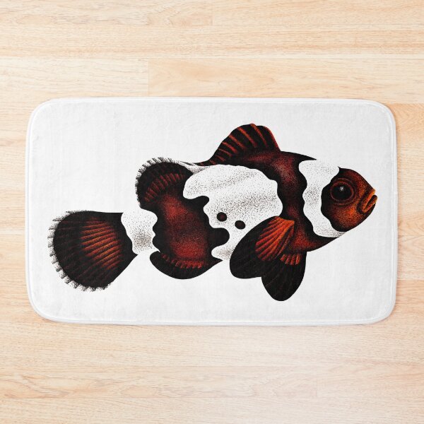 Item preview, Black ice clownfish illustration designed and sold by LorenDowding.