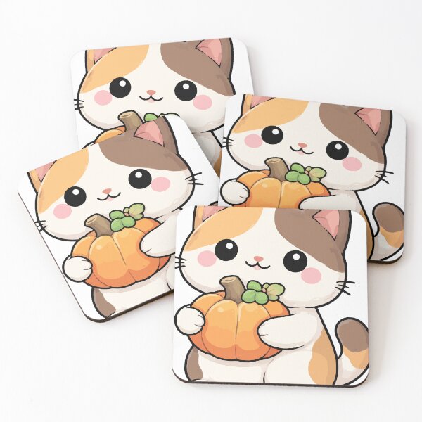 Item preview, Cat Holding a Tiny Pumpkin designed and sold by OniumEth.