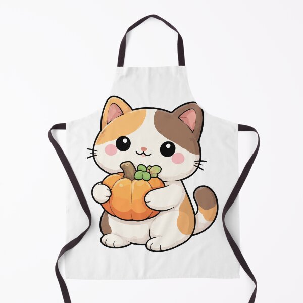 Item preview, Cat Holding a Tiny Pumpkin designed and sold by OniumEth.