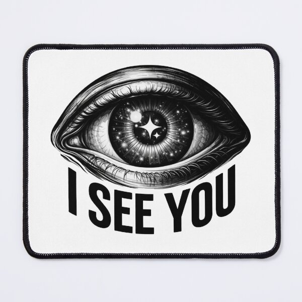 Item preview, I See You - In Black and White designed and sold by TheInkyLine.