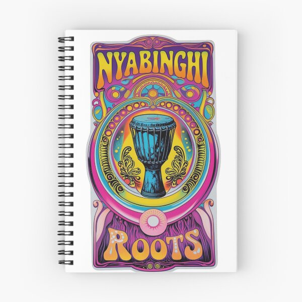 Item preview, Nyabinghi Roots African Drum Psychedelic Festival Poster designed and sold by Electric Roots Studio.