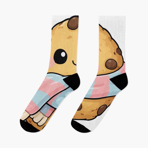 Item preview, Chocolate Chip Cookie Wearing a Cozy Scarf designed and sold by OniumEth.