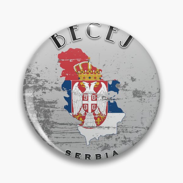 Item preview, Bečej Serbia Flag Worn  designed and sold by World Designs.