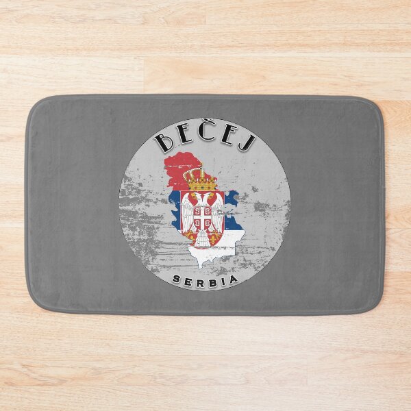 Item preview, Bečej Serbia Flag Worn  designed and sold by World Designs.