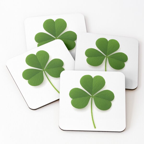 Item preview, Three-Petaled Clover Illustration on White Background – Botanical Minimalist Design designed and sold by EmeraldeaArt.