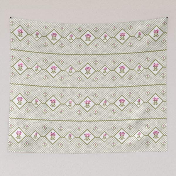 Item preview, Green Lace Floral Pattern Design designed and sold by Clara Fruggeri.