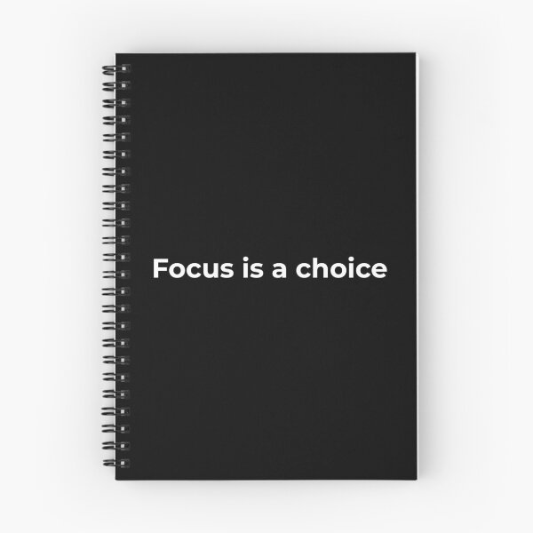 Item preview, Focus Is a Choice – Minimalist Motivation Quote designed and sold by AXIS-EQUILIBRIO.