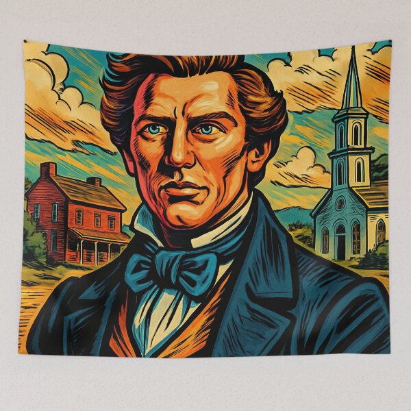 Item preview, Joseph Smith Jr | Comics - Cartoon style designed and sold by ComicsFactory.