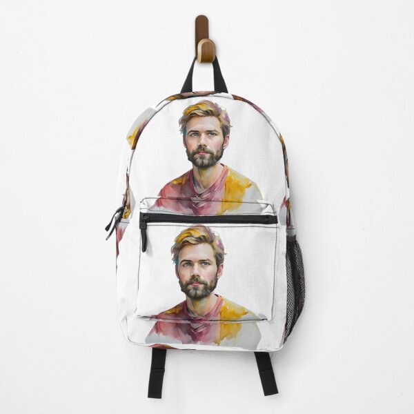 Item preview, Men Colorful Creations Fun Whimsy Watercolor Design Portrait designed and sold by ART ATTACK ZONE.