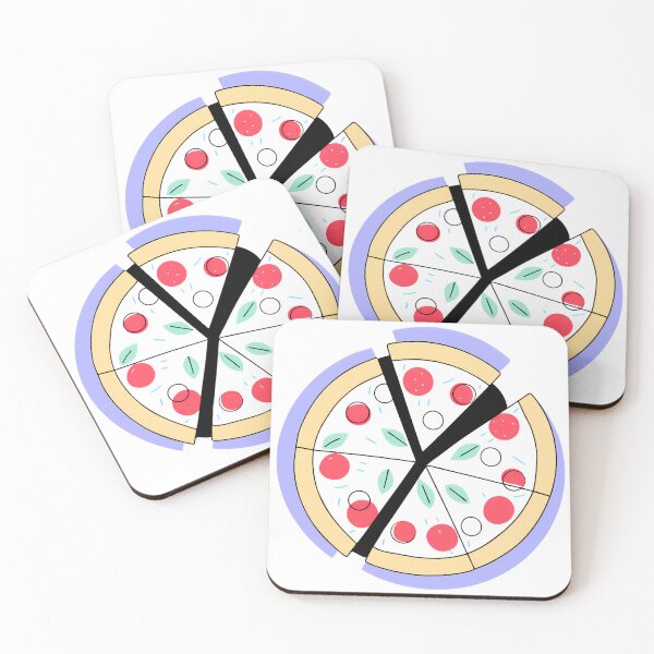 Item preview, Pizza Colorful Creations Fun Whimsy Watercolor Design Portrait designed and sold by ART ATTACK ZONE.